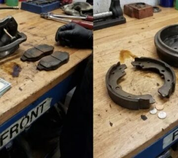 تعویض لنت ترمز جلو