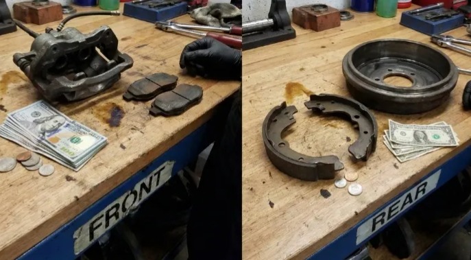 تعویض لنت ترمز جلو